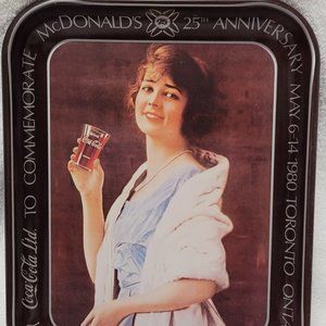 McDonald's 25th Anniversary Metal Serving Tray